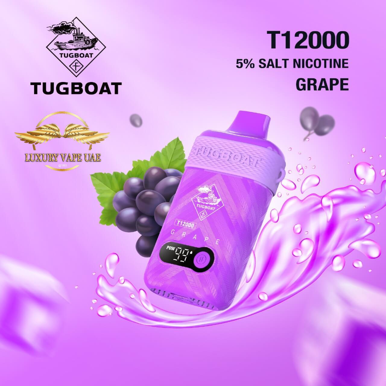 GRAPE BY TUGBOAT T12000 PUFFS - IN DUBAI|