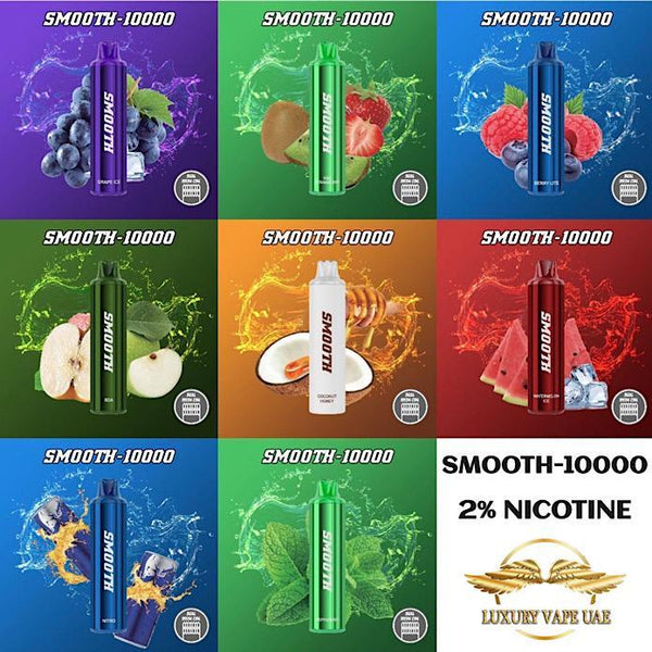 SMOOTH 10000 Puffs Vape Disposable Rechargeable| Luxury Smoke AE SMOOTH 10000 Puffs Vape Disposable Rechargeable| Luxury Smoke AE
