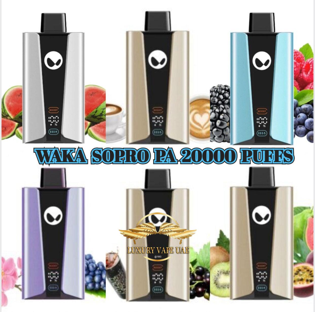 WAKA SoPro 20000 Puffs| Disposable Vape- Double Mesh|