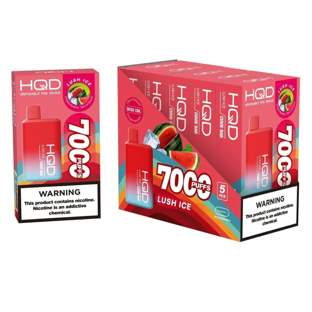 HQD CUVIE BAR 7000 PUFFS DISPOSABLE VAPE