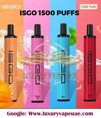 ISGO PARIS 1500 PUFFS DISPOSABLE VAPE
