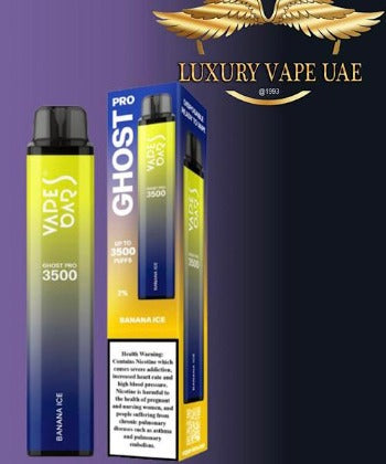 NEW VAPE BAR GHOST PRO 3500 PUFFS DISPOSABLE