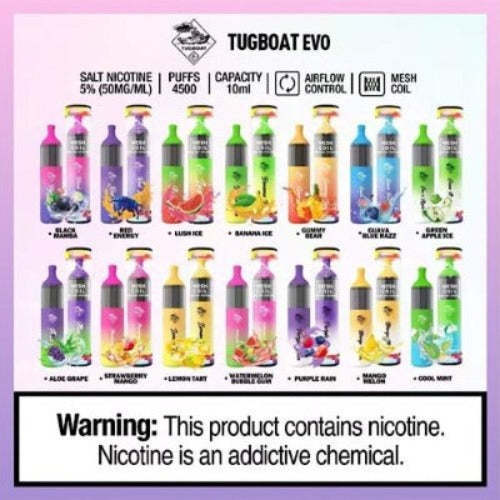 Tugboat EVO 4500 Puffs