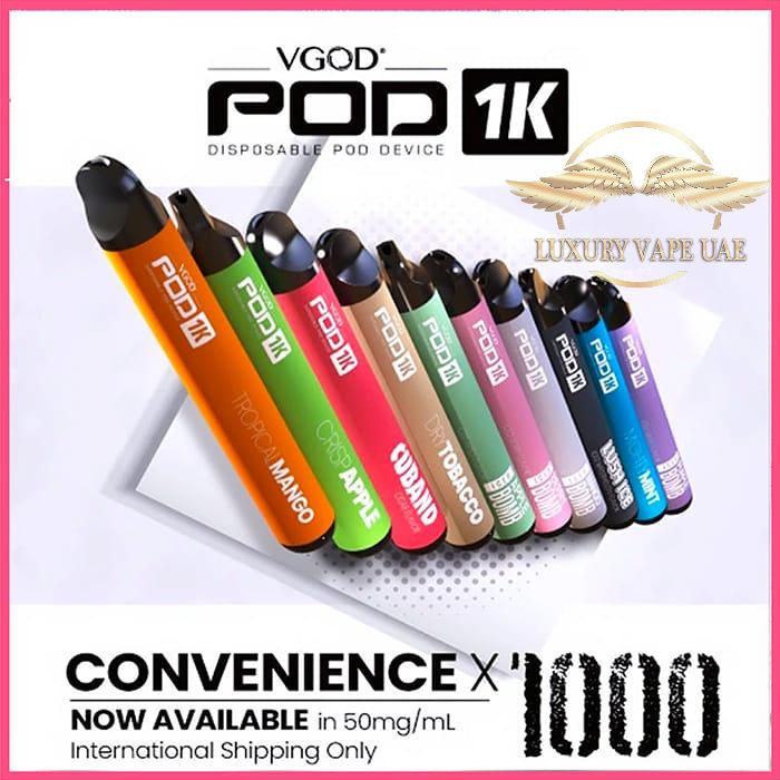 VGOD 1K DISPOSABLE VAPE 1500 PUFFS
