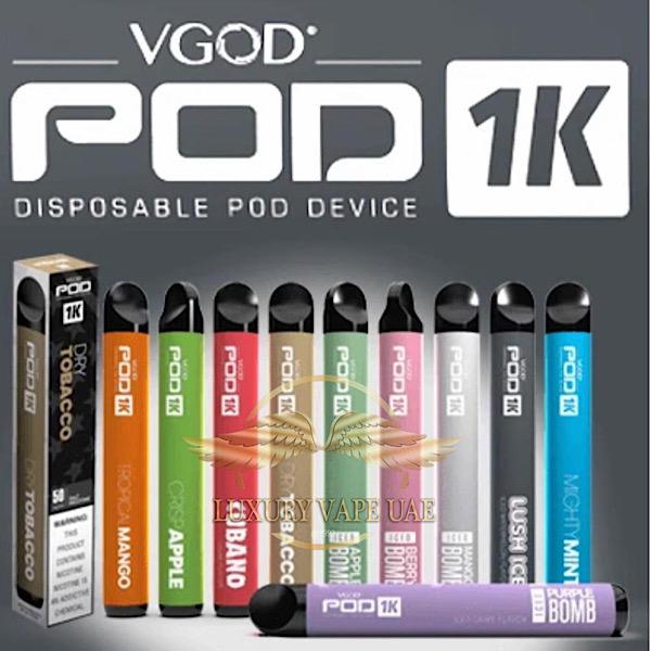 VGOD 1K DISPOSABLE VAPE 1500 PUFFS
