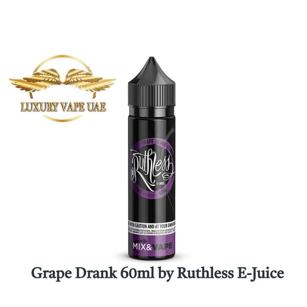 GRAPE DRANK 60ML BY RUTHLESS E-JUICE Luxury Smoke AE GRAPE DRANK 60ML BY RUTHLESS E-JUICE Luxury Smoke AE