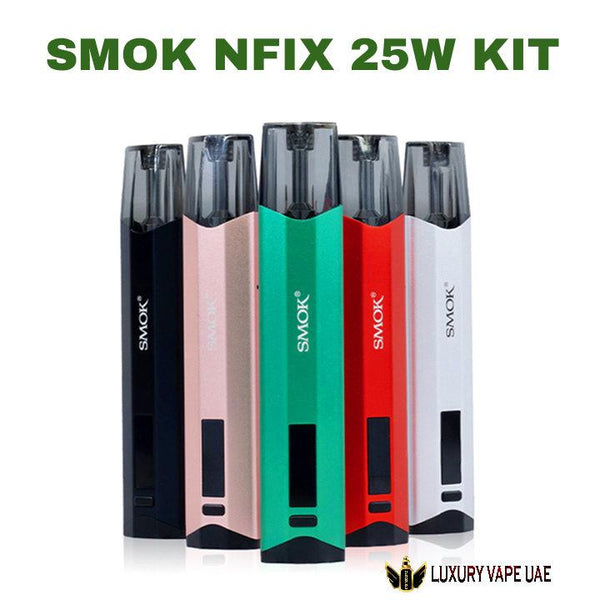 SMOK NFIX 25W POD SYSTEM KIT Luxury Smoke AE SMOK NFIX 25W POD SYSTEM KIT Luxury Smoke AE