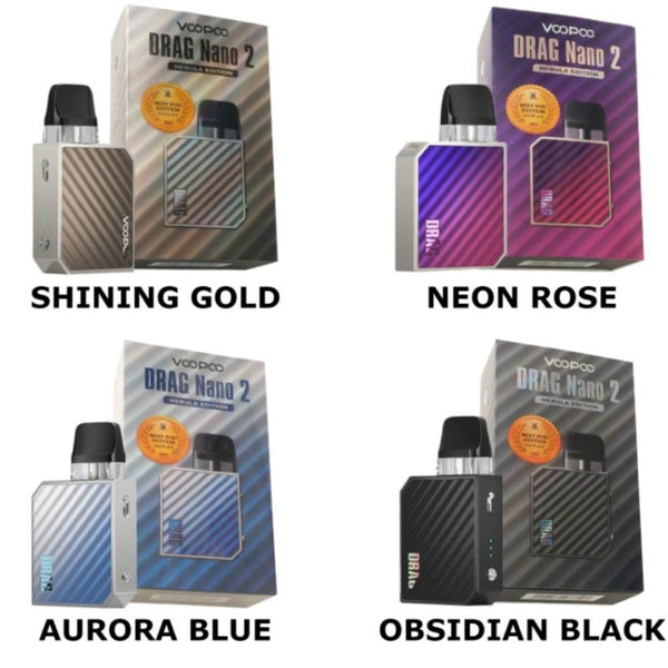 VOOPOO Drag Nano 2 Nebula Edition Pod System Kit Luxury Smoke AE VOOPOO Drag Nano 2 Nebula Edition Pod System Kit Luxury Smoke AE