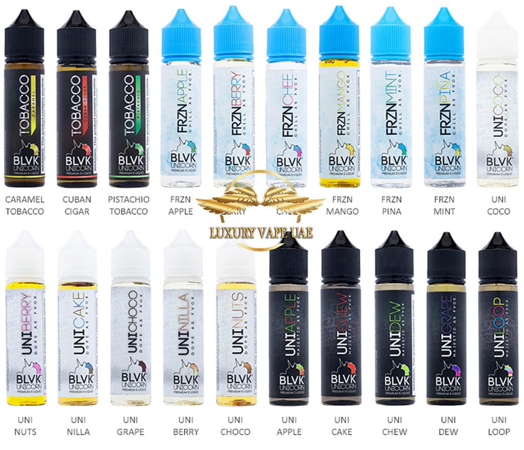 BLVK Unicorn PRIMIUM E-LIQUID 60ML IN DUBAI