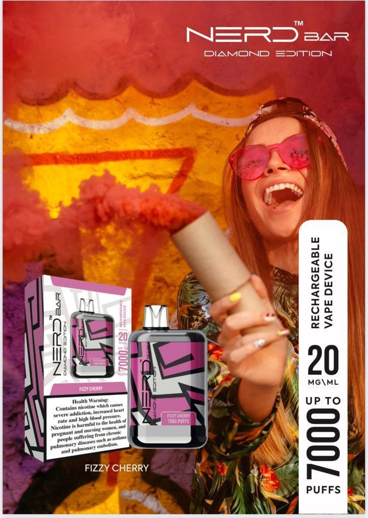 BUY NERD DIAMOND 7000 PUFFS DISPOSABLE DUBAI UAE