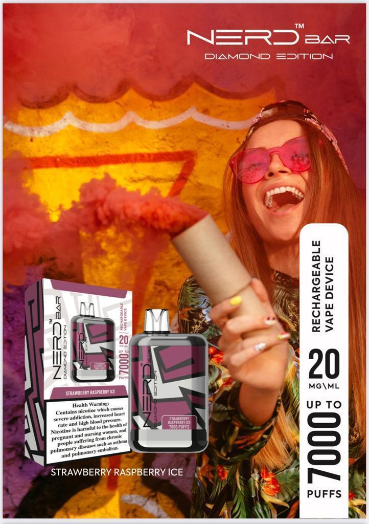 BUY NERD DIAMOND 7000 PUFFS DISPOSABLE DUBAI UAE