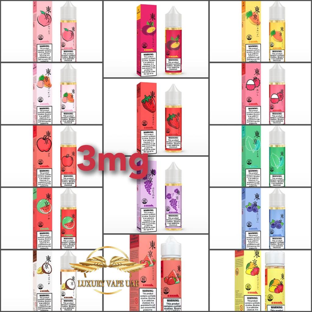 BUY TOKYO 60ML 3MG/6MG E-JUICE IN DUBAI UAE