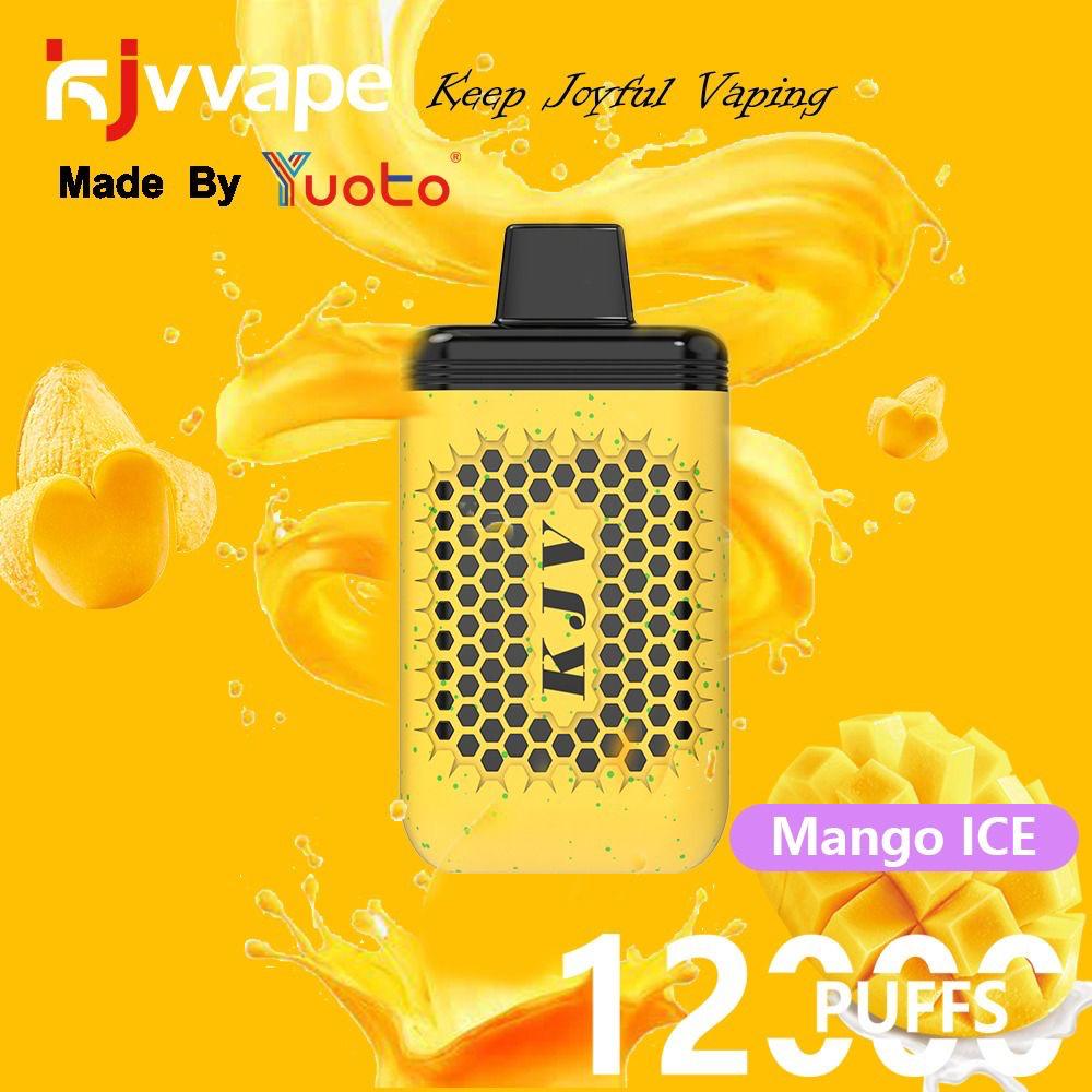NEW YUOTO KJV 12000 PUFFS 50MG DISPOSABLE VAPE