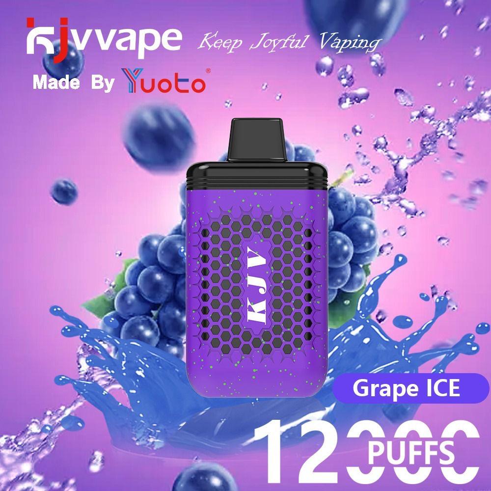 NEW YUOTO KJV 12000 PUFFS 50MG DISPOSABLE VAPE