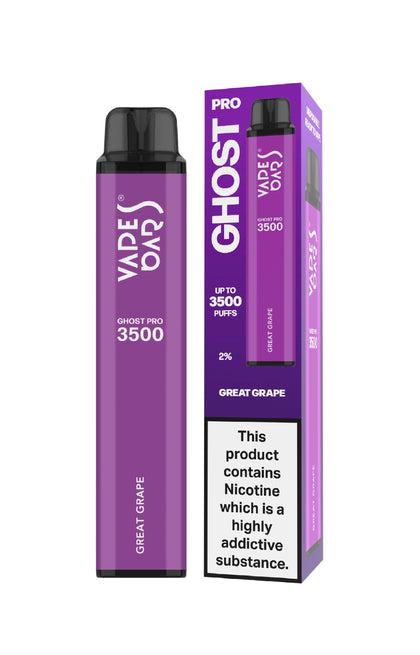 VAPES BAR GHOST PRO 3500 PUFFS DISPOSABLE