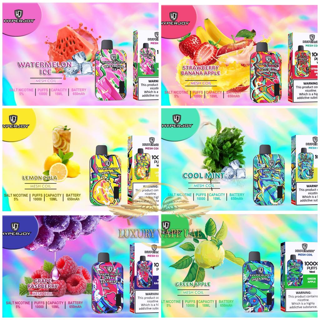 HYPERJOY 10000 PUFFS DISPOSABLE VAPE UAE