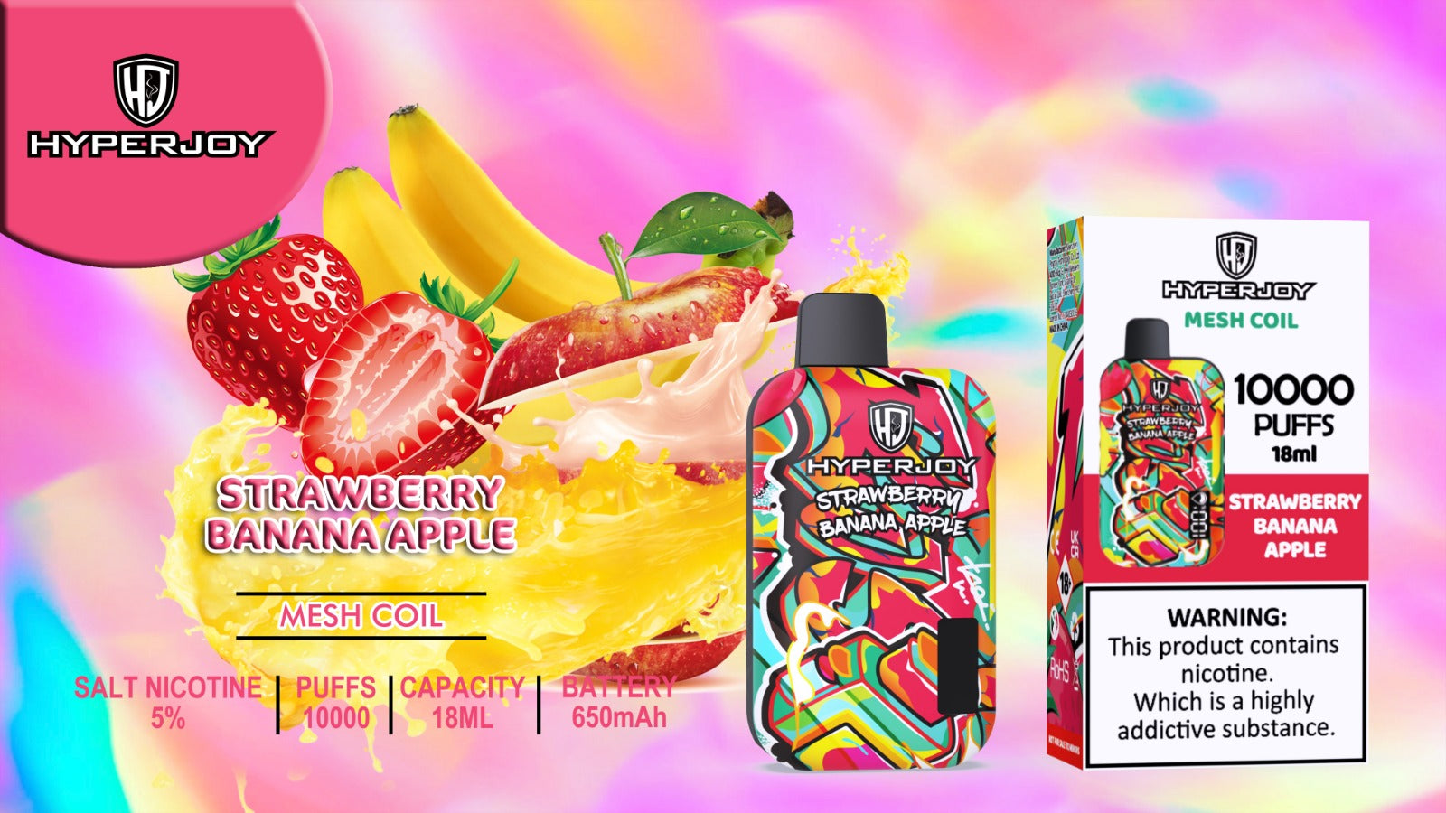HYPERJOY 10000 PUFFS DISPOSABLE VAPE UAE