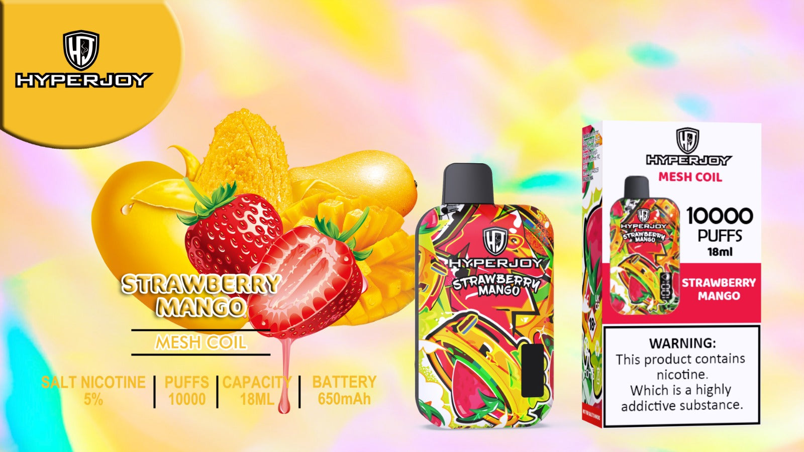 HYPERJOY 10000 PUFFS DISPOSABLE VAPE UAE