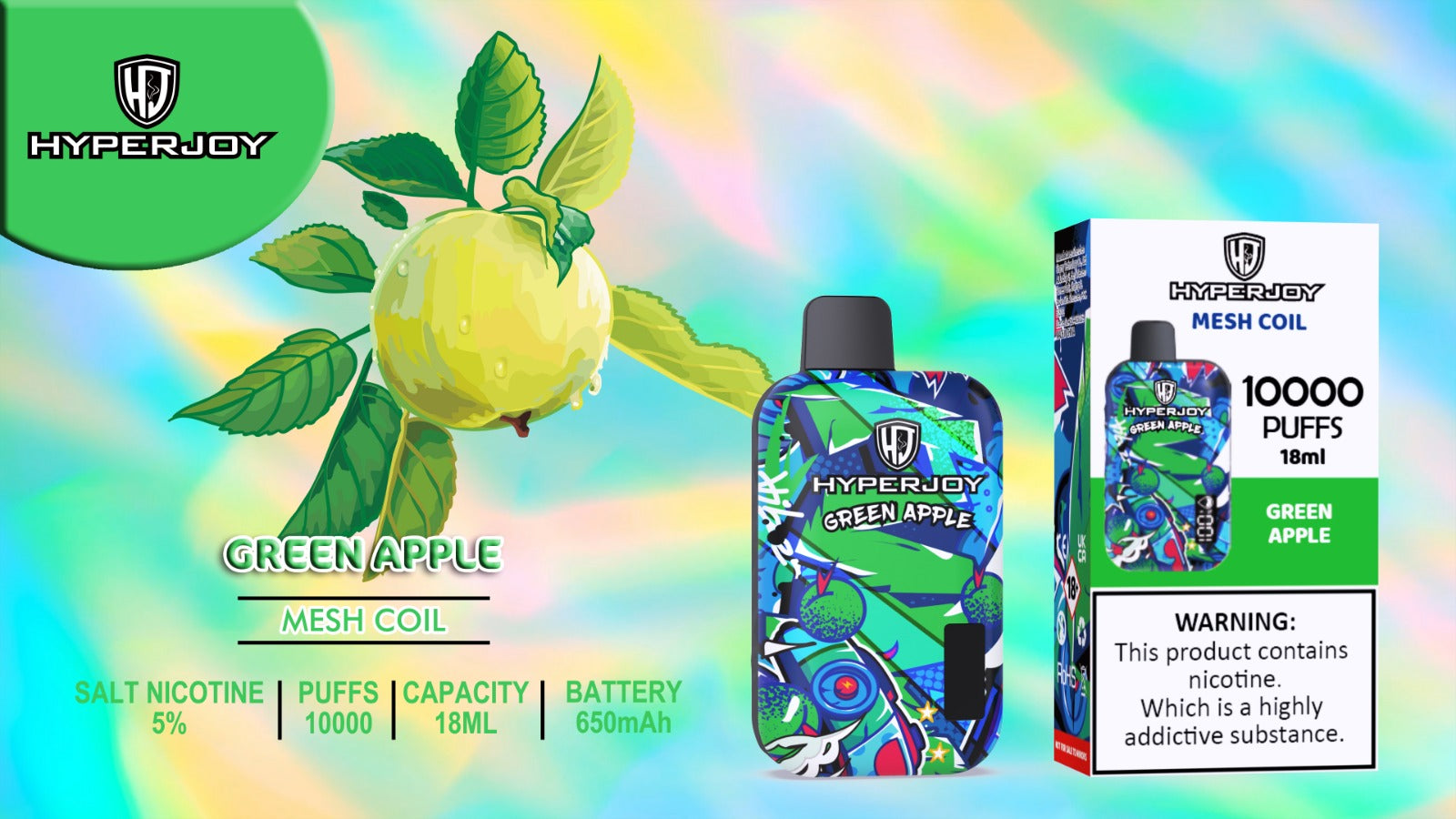 HYPERJOY 10000 PUFFS DISPOSABLE VAPE UAE