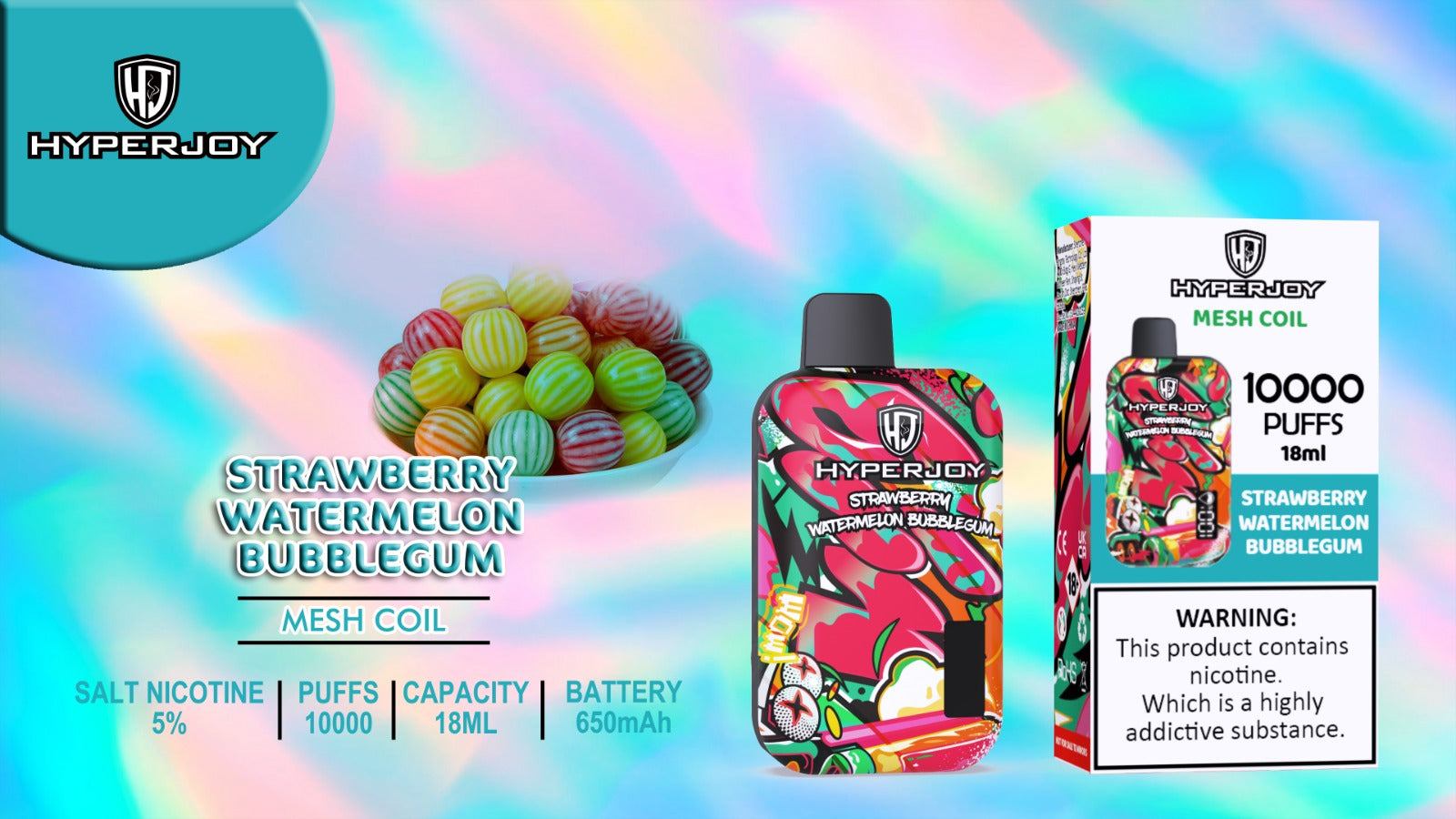 HYPERJOY 10000 PUFFS DISPOSABLE VAPE UAE
