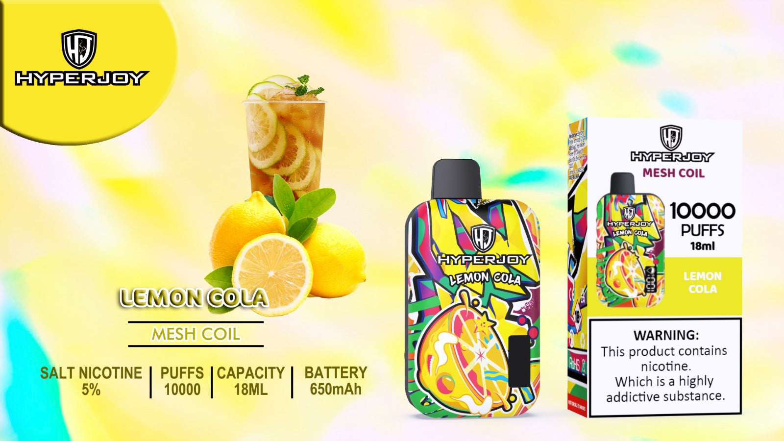 HYPERJOY 10000 PUFFS DISPOSABLE VAPE UAE