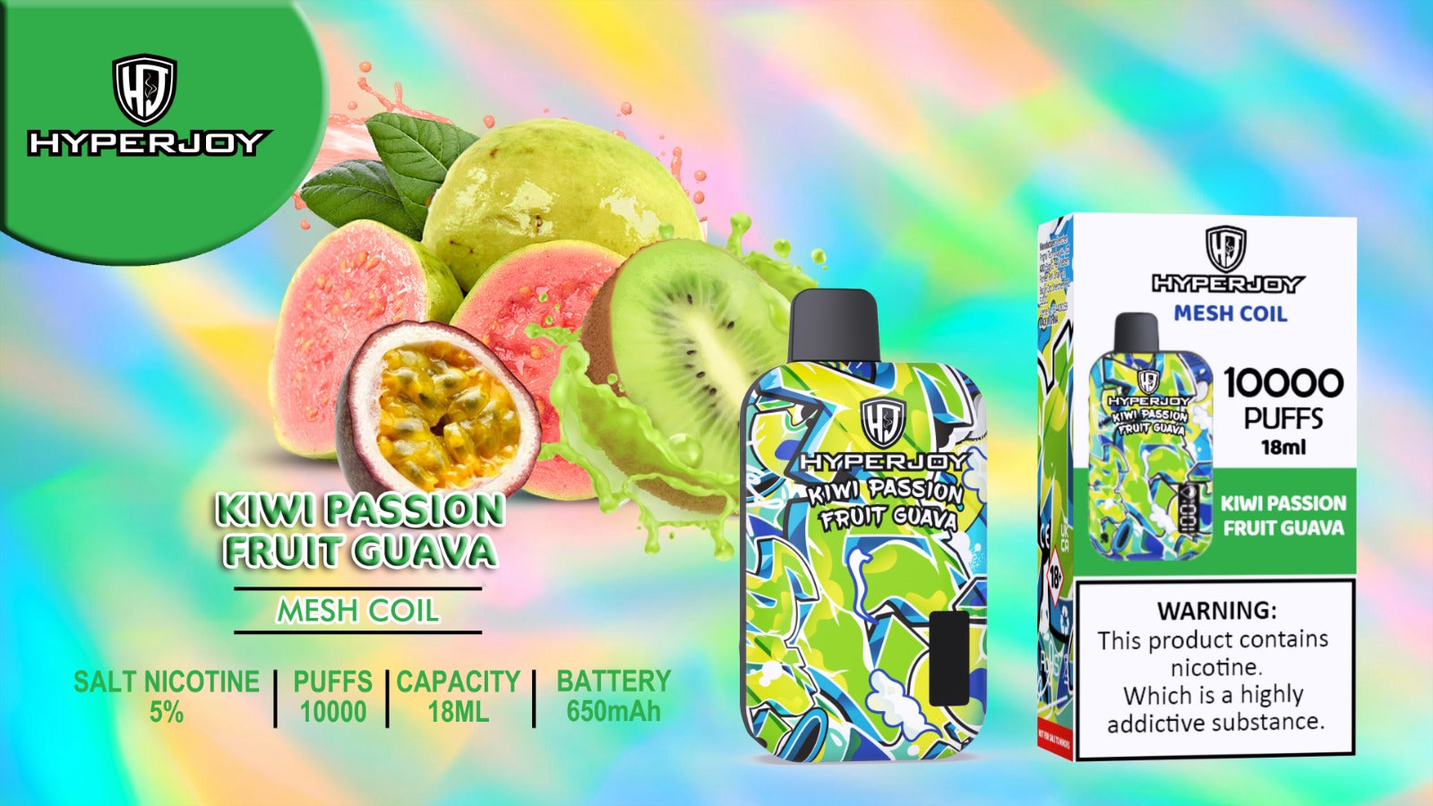 HYPERJOY 10000 PUFFS DISPOSABLE VAPE UAE