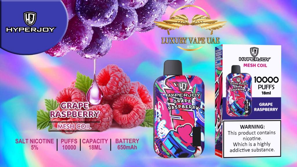 HYPERJOY 10000 PUFFS DISPOSABLE VAPE UAE