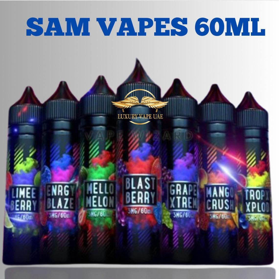 SAM VAPES E-LIQUID 60ML ALL SERIES