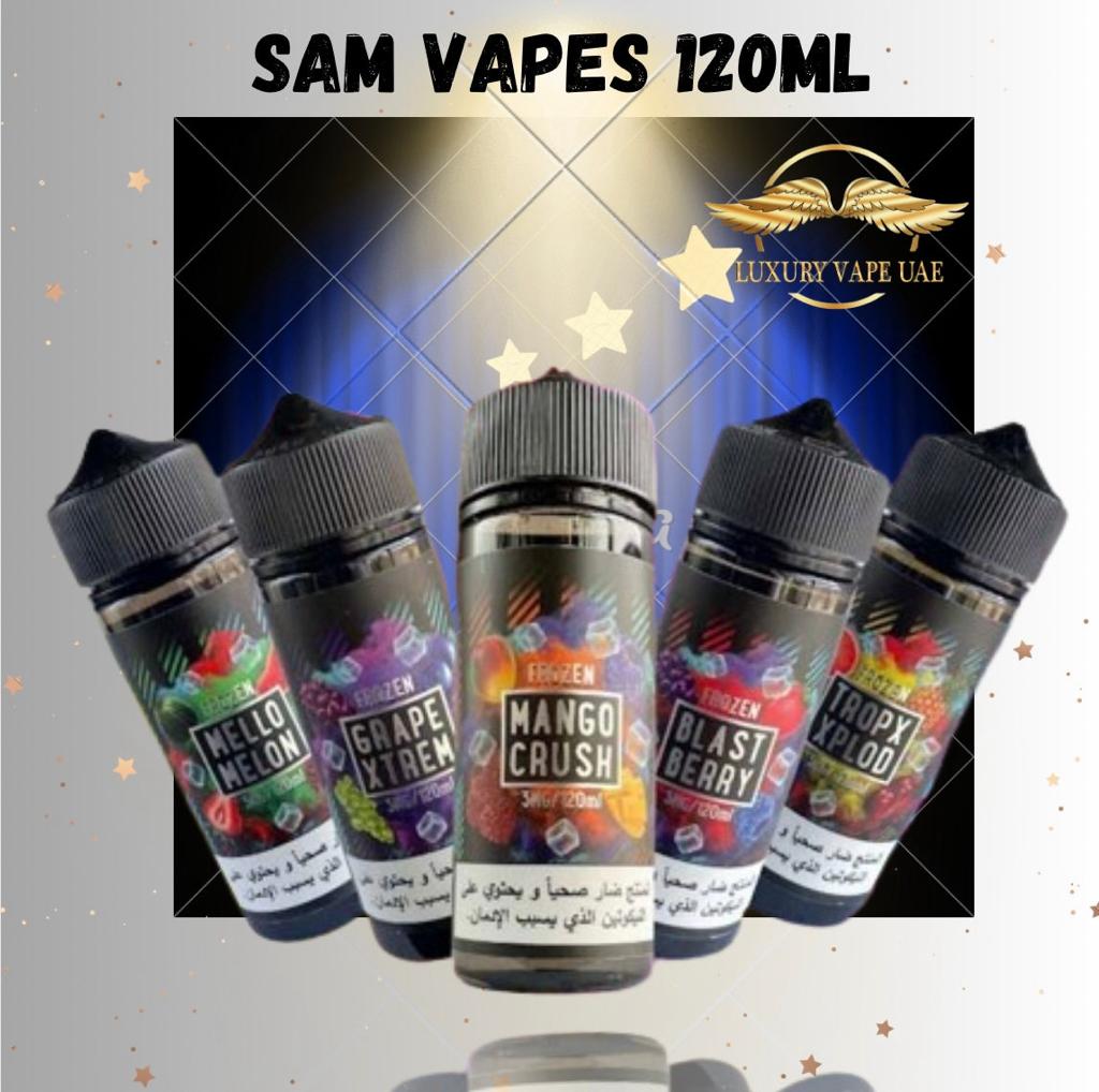 SAM VAPES E-LIQUID 120ML ALL SERIES