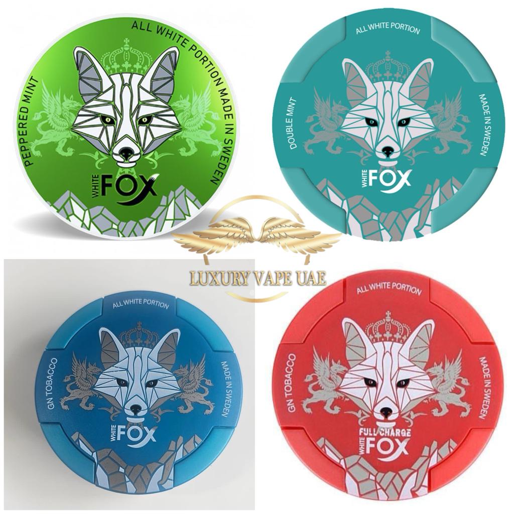 WHITE FOX NICOTINE POUCHES SWEDEN All FLAVOR