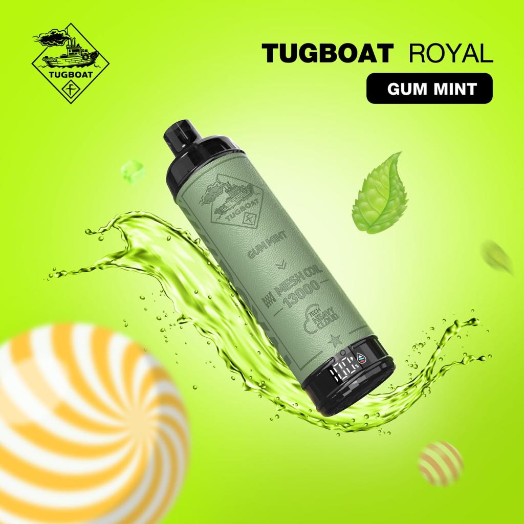 Buy Tugboat Royal 13000 Puffs 5% Nic Disposable Vape
