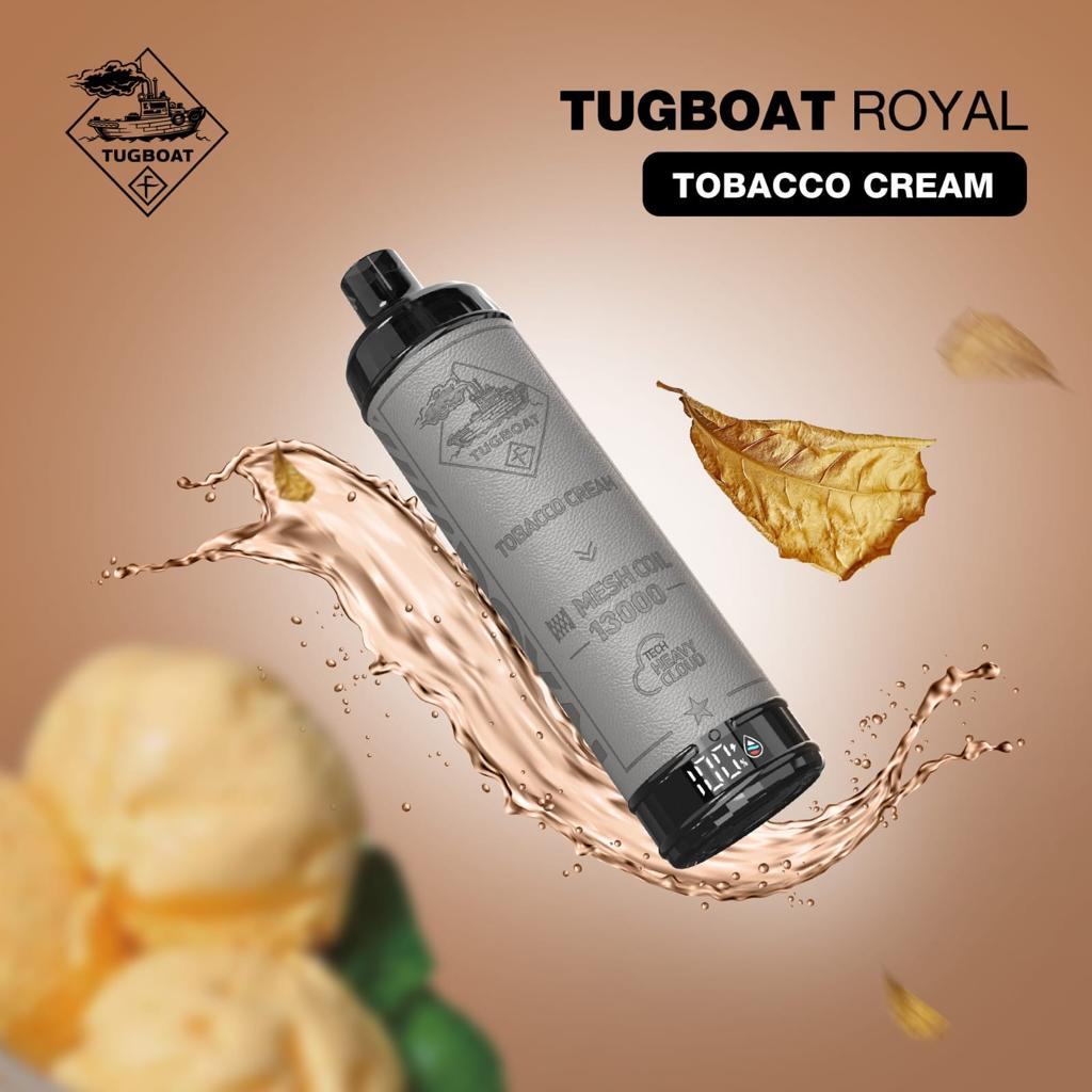 Buy Tugboat Royal 13000 Puffs 5% Nic Disposable Vape