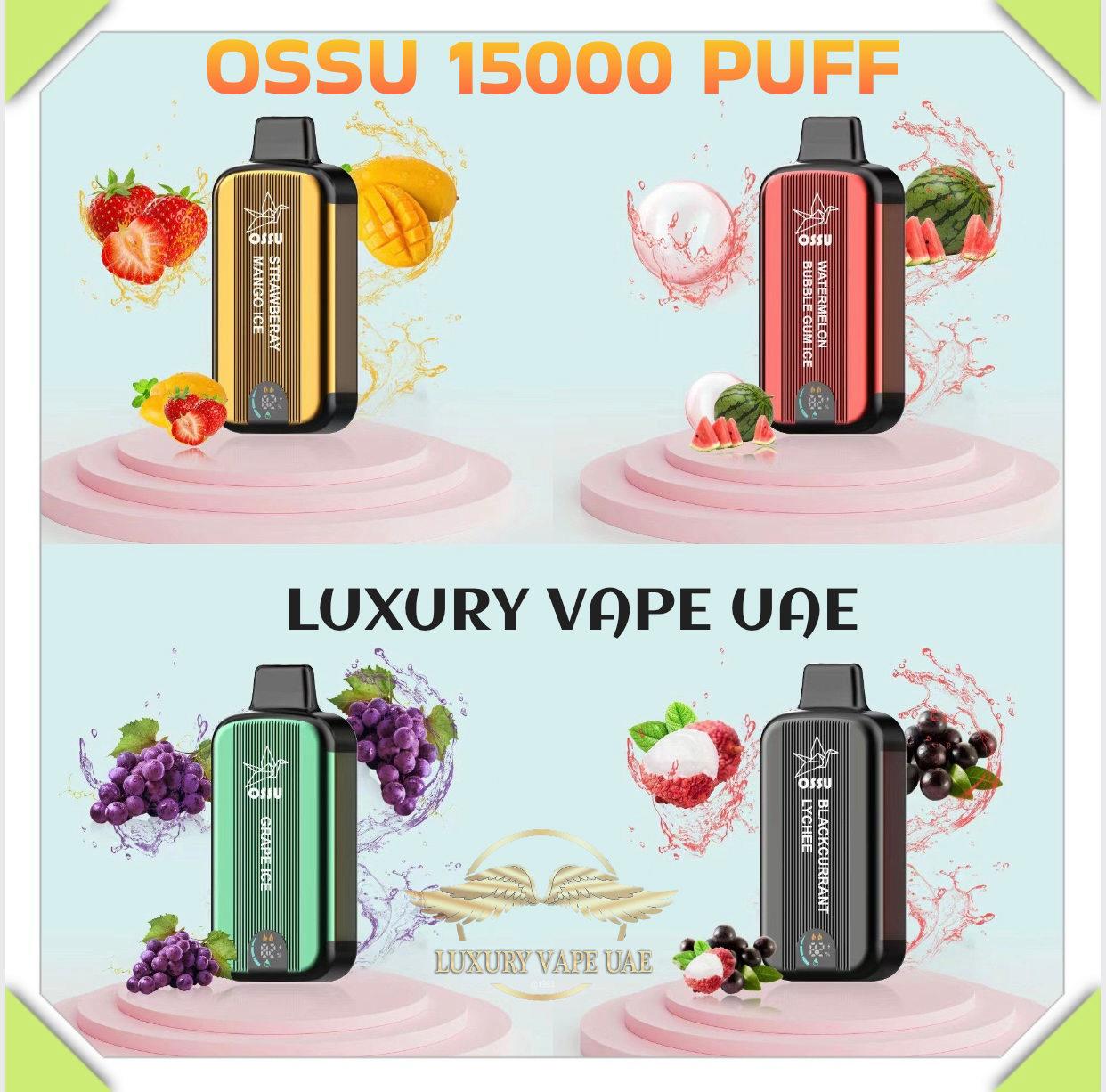OSSU 15000 PUFFS DISPOSABLE VAPE IN UAE