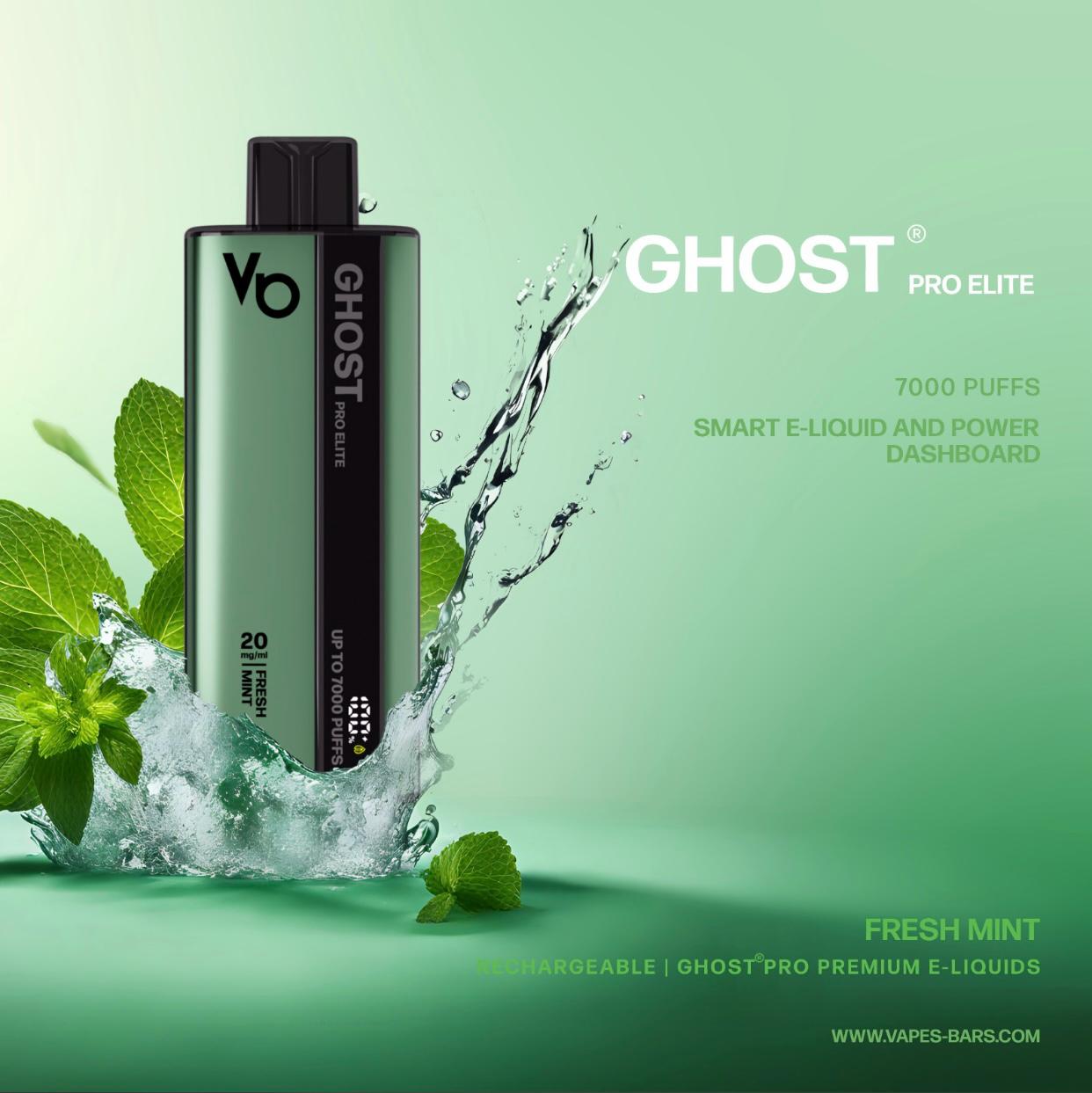 New Ghost Pro Elite 7000 Puffs by Vapes Bars In Uae