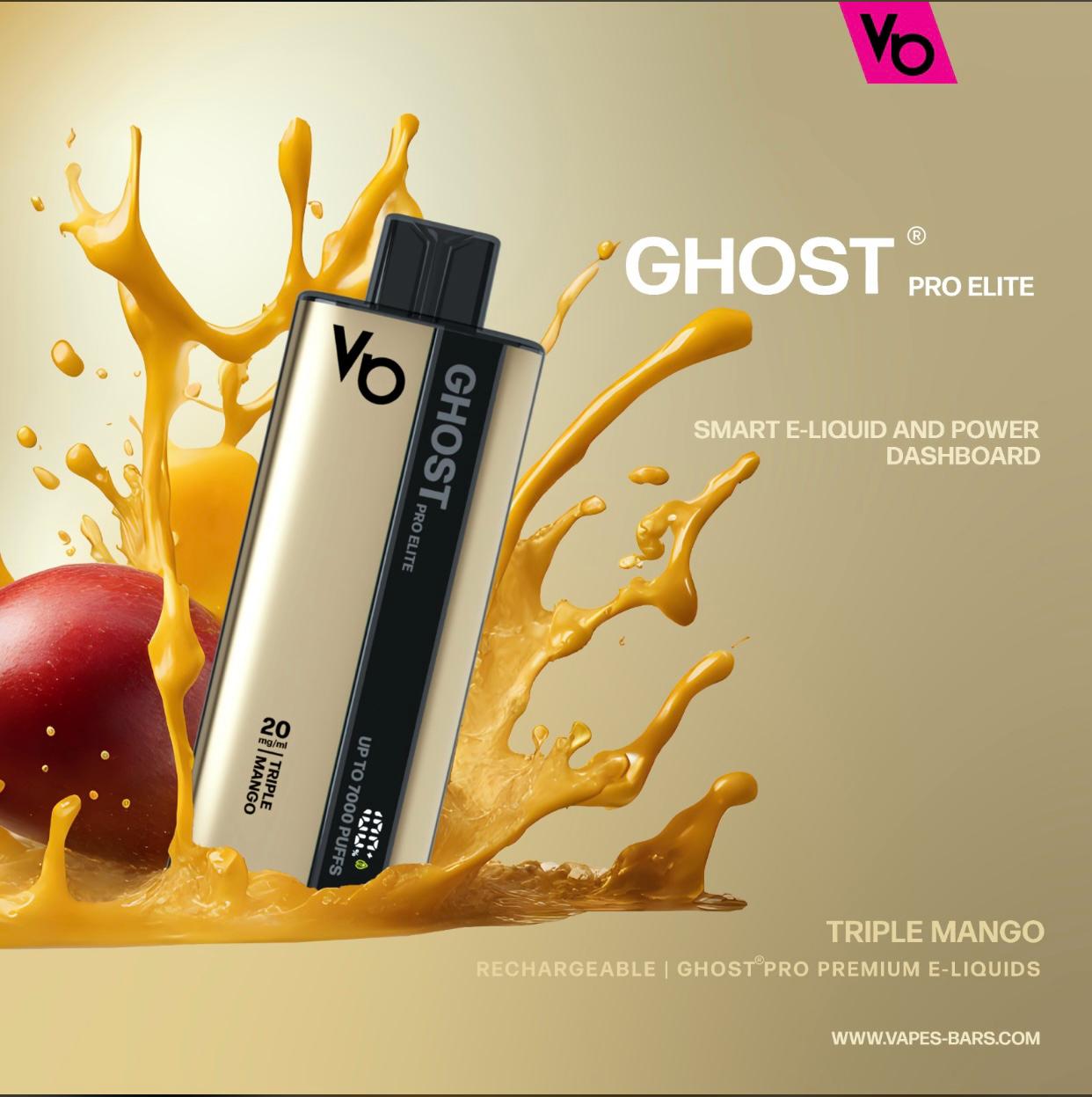 New Ghost Pro Elite 7000 Puffs by Vapes Bars In Uae