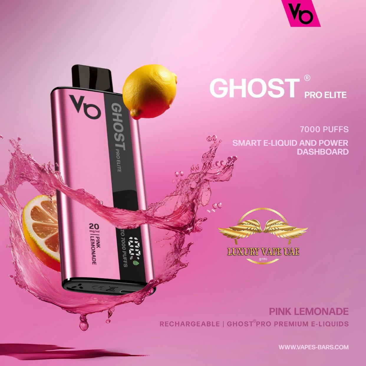 New Ghost Pro Elite 7000 Puffs by Vapes Bars In Uae