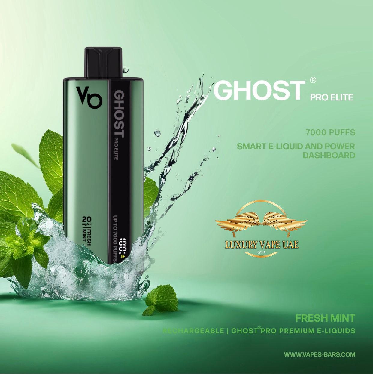 New Ghost Pro Elite 7000 Puffs by Vapes Bars In Uae