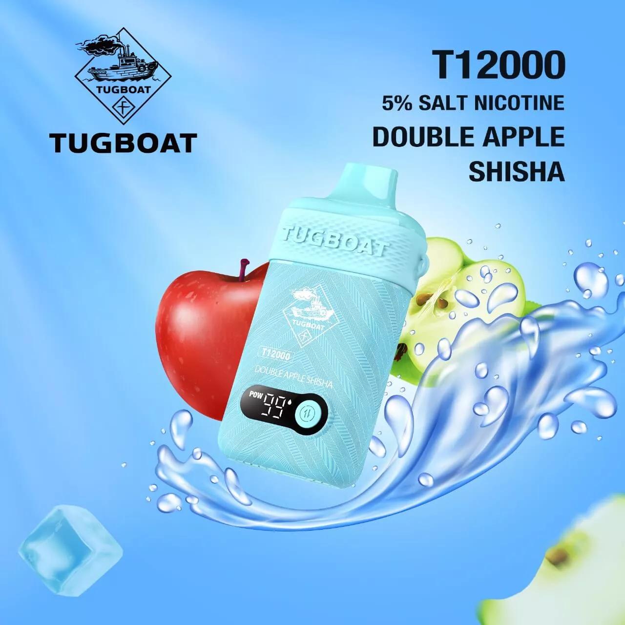 TUGBOAT T12000 PUFFS - DISPOSABLE VAPE BY TUGBOAT BRAND IN DUBAI|