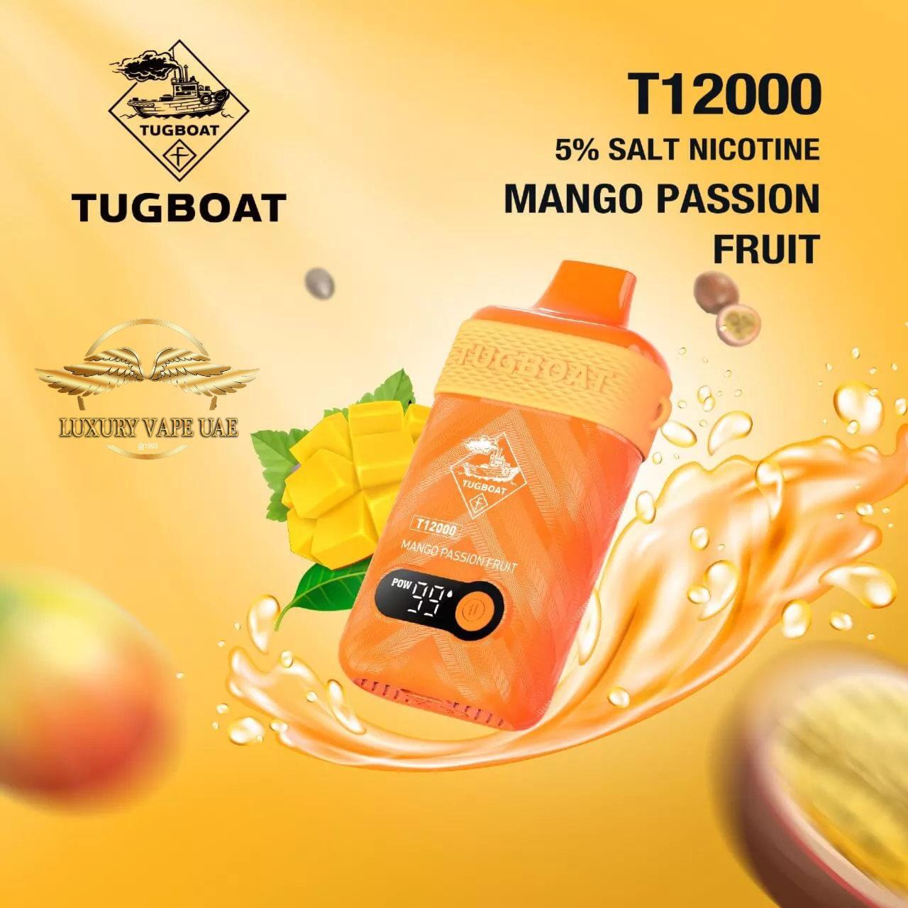 TUGBOAT T12000 PUFFS - DISPOSABLE VAPE BY TUGBOAT BRAND IN DUBAI|