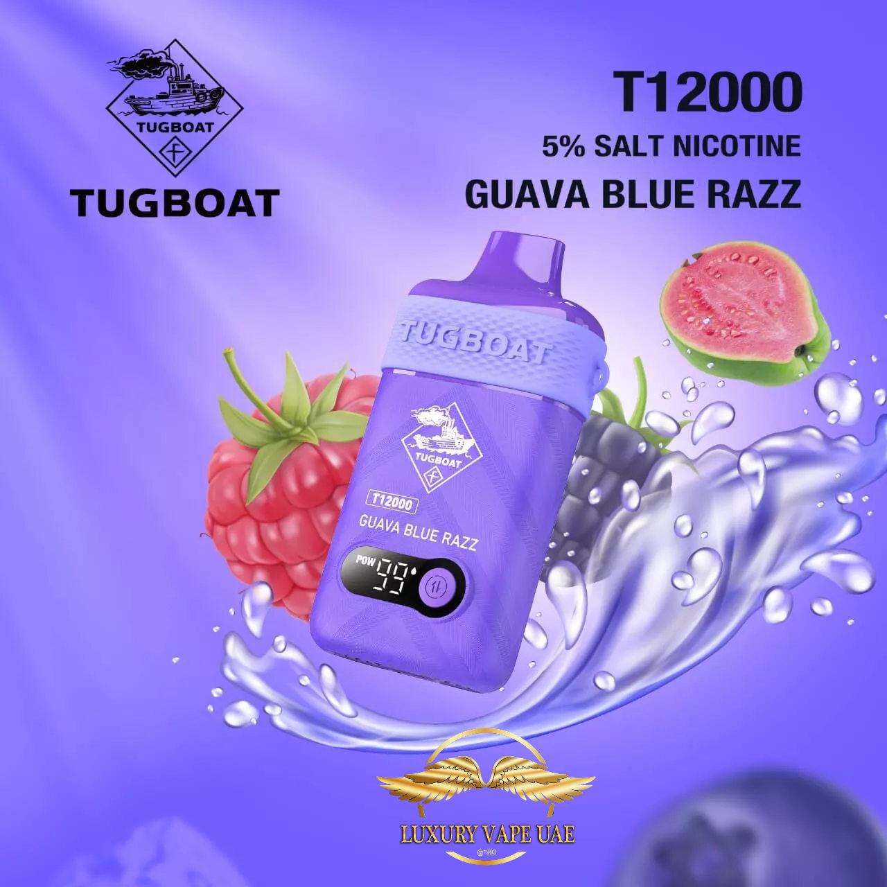 TUGBOAT T12000 PUFFS - DISPOSABLE VAPE BY TUGBOAT BRAND IN DUBAI|