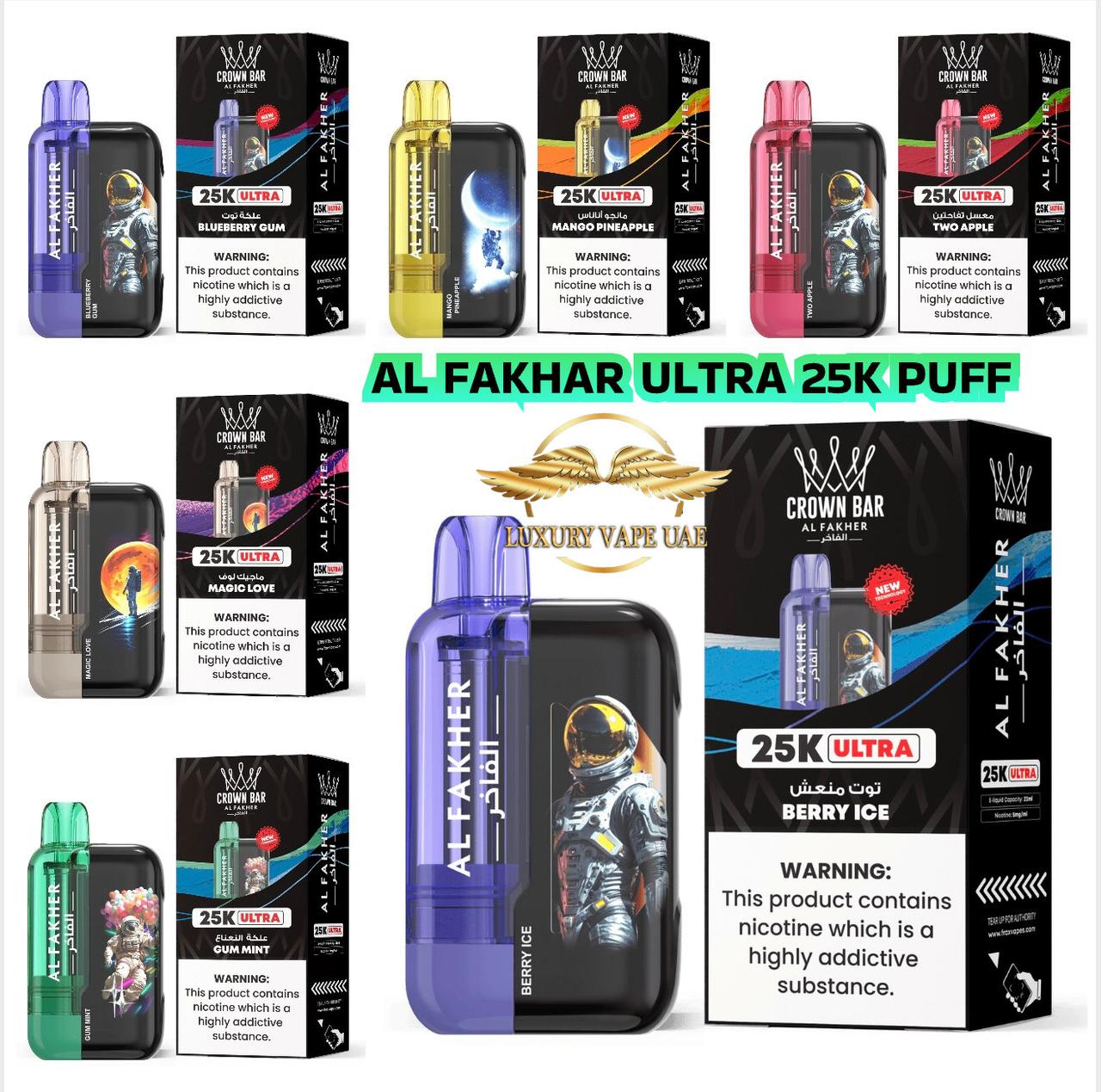 Al Fakher 25K Ultra 25000 Puffs Disposable Vape Dubai