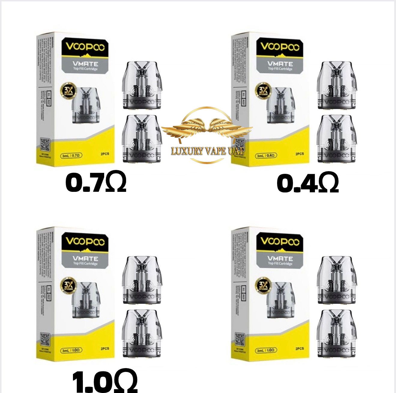 Vmate Top Fill Cartridge| Voopoo Pod Cartridge Dubai