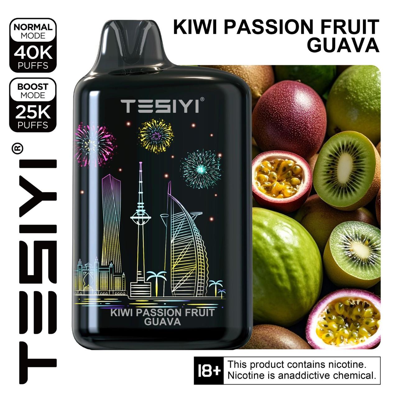 Buy Tesiyi Ultra Max 40000 Puffs Disposable Vape Online Shop Dubai