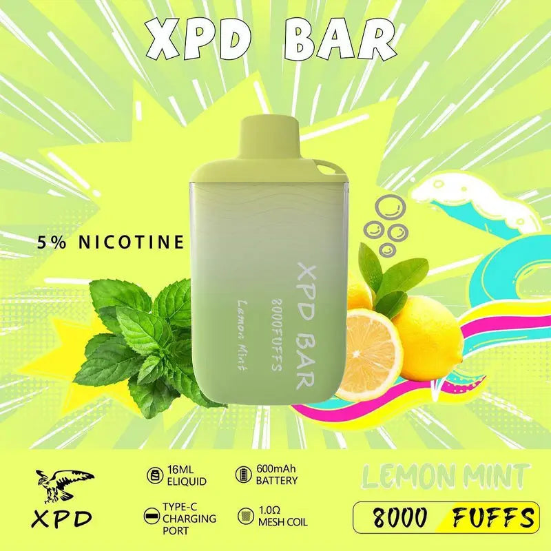 BUY XPD 8000 Puffs Disposable Vape DUBAI