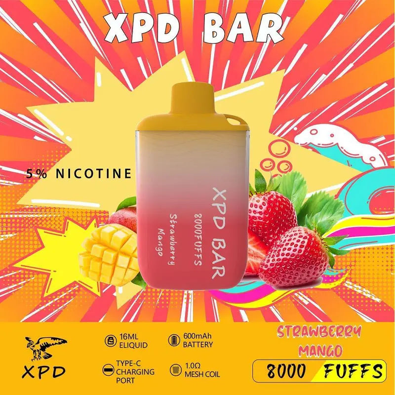 BUY XPD 8000 Puffs Disposable Vape DUBAI