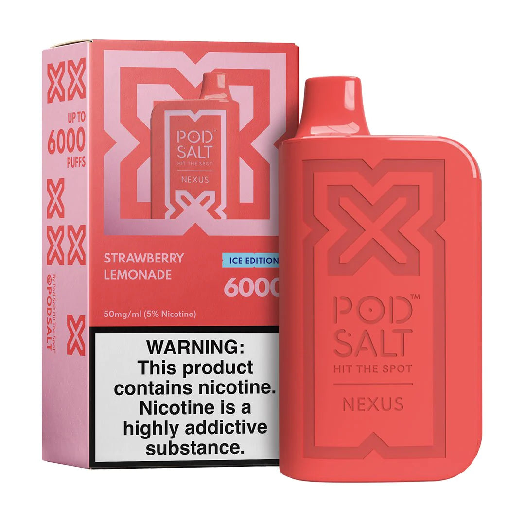 New POD SALT NEXUS 6000 Puffs With Ice Edition|Dubai