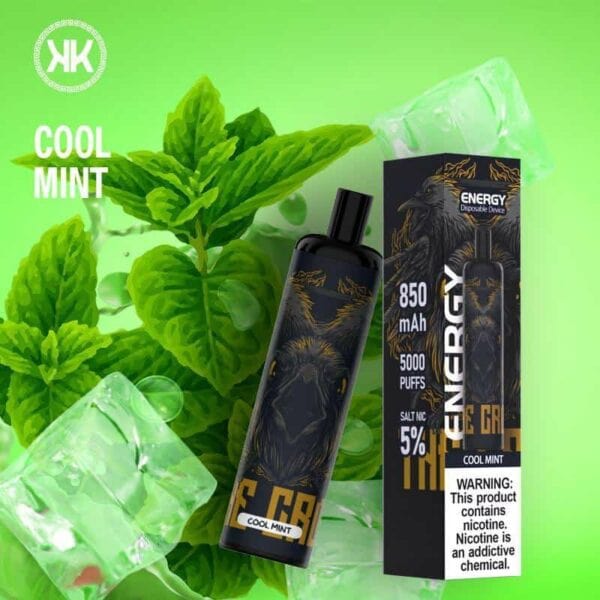 New KK ENERGY 5000 Puffs Rechargeable Disposable