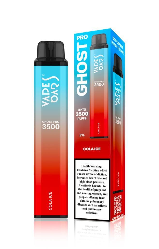 NEW VAPE BAR GHOST PRO 3500 PUFFS DISPOSABLE