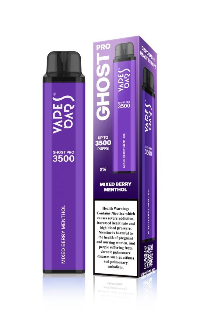 NEW VAPE BAR GHOST PRO 3500 PUFFS DISPOSABLE