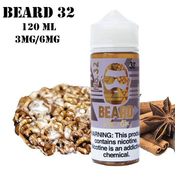 No- 32 Beard 120ML E Juice  Luxury Smoke AE